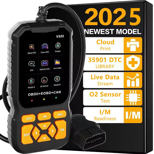 CarzHive Multilingual OBD2 
Scanner — 8 Languages Supported