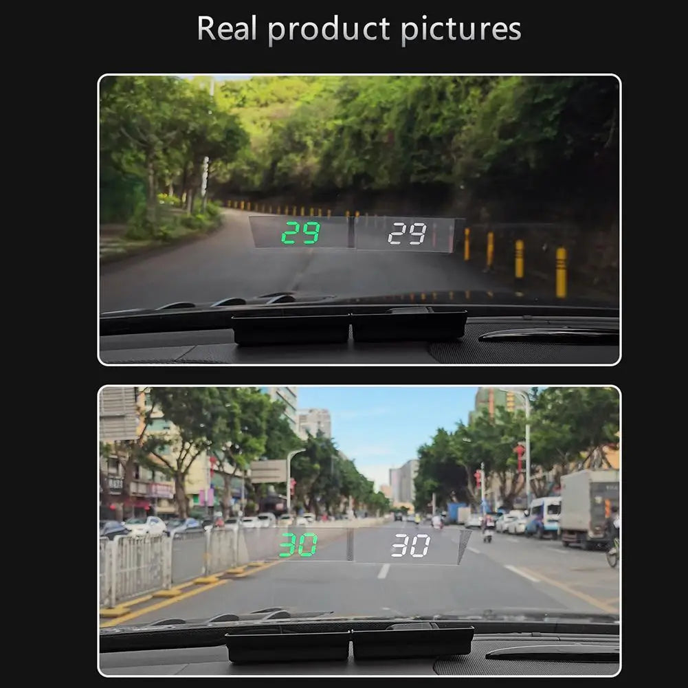 CarzHive M2 Head Up Display 
— Speed + OBD + GPS Warning